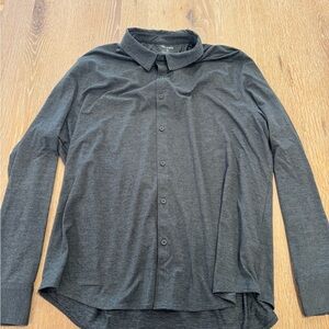 True classics Men's Charcoal Button Down Shirt